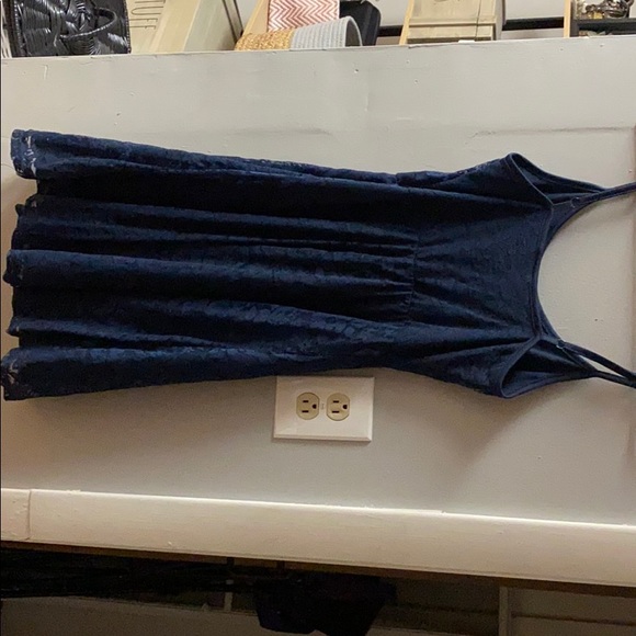 Blue Lace Dress - Picture 3 of 3